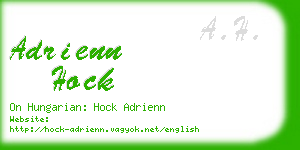 adrienn hock business card